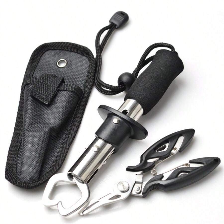 Kit 3Pcs Alicate De Pesca E Ferramentas Multifuncionais Para Os Lábios De Peixe