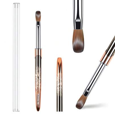 科林斯基椭圆形美甲笔，适用于亚克力指甲，专业美甲延长工具，美甲拉线笔，适合家庭DIY美甲沙龙使用