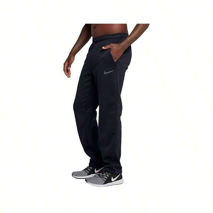 Nike Therma 932253-010 Mens Black Polyester Comfort Training Jogger Pants NCL556 - 彩色 - 查看 1