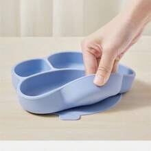 1 件儿童硅胶分隔盘，防滑且易于清洁，适合圣诞节、万圣节、感恩节、儿童节、生日礼物 - 彩色 - 查看 6