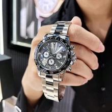 FENSIR Hollow Tourbillon Automatic Mechanical Watch With Stainless Steel Strap For Men-Business Multi-Functional Water-Resistant Luminous High-End Fashion Wristwatch 1pc