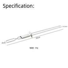 可重複使用的430不銹鋼烤肉串，半自動烤肉叉，適用於戶外燒烤，防燙攜帶方便，非常適合烤雞翅，蔬菜，魚，蝦和肉串，廚房，廚房用品，食品，烹飪，露營，度假，沙灘，房間裝飾，組織者，派對，旅行。 - 彩色 - 查看 7