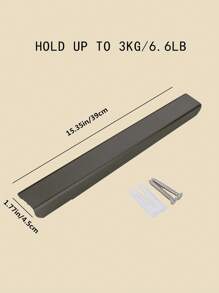 1pc/2pcs Black Triangle Shaped Invisible Clothes Hanger - Black - View 3