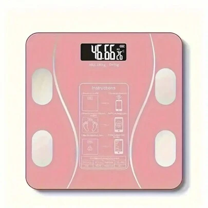 Smart Bluetooth APP Connected Body Fat Scale, Accurate Home Dormitory Fat Burning Exercise Fitness Measuring Instrument Electronic Weight Scale