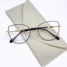 Women Fashion Glasses - Negro Dorado - Ver 1