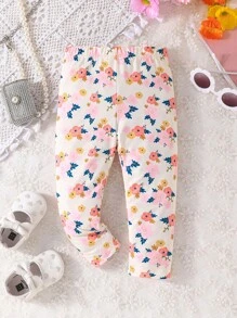 3 Stücke/Set Baby Mädchen süße Sport Zufallsdruck mehrfarbige Hosen Set