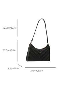 Túi vuông thời trang, nhẹ, công sở, mini chần bông, dành cho nữ, sinh viên đại học, tân binh và nhân viên văn phòng, hoàn hảo cho văn phòng, đại học, công việc, kinh doanh, đi làm, ngoài trời, du lịch, dã ngoại - Xem 8