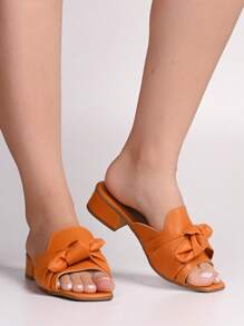Women Flat Sandals - 橘色 - 查看 1