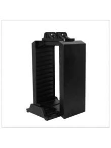 PlayStation 4 Console, PS4 Slim, XboxONES, PS4 Pro Storage Stand With Disc Slot And Dual Charging Station Compatible With PS4 Controllers - PS4 Disc Holder + Controller Dual Charging - View 5