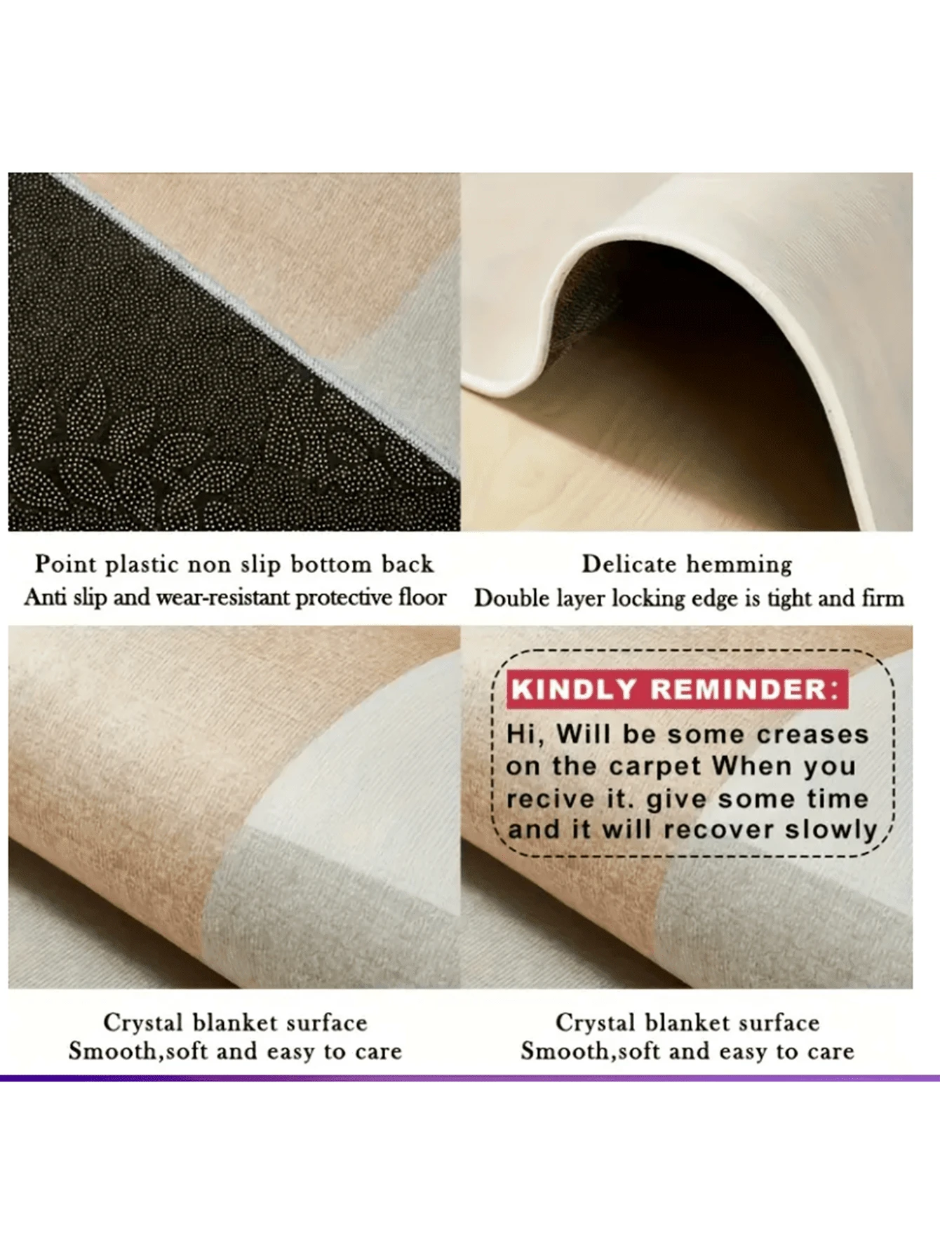 Cartoon Version Elliptical Early Education Carpet For ParentChild