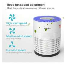 Air Purifiers - H13 HEPA Air Filter Purifier For 99.97% Dust, Pollen, Mold Spores, Pets Hair, Asthma, Smoke, Sleep Mode And Night Light Air Purifiers For Bedroom Office Living Room - 彩色 - 查看 2