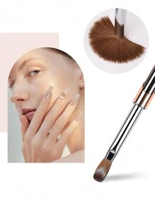 Ovaler Kolinsky Nagelpinsel geeignet für Acryl Anwendungen, professionelles Nagelextensions Werkzeug Streifen Nagel Zeichen Stift geeignet für DIY Zuhause und Salons