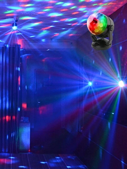 1pc USB Powered Disco Stage Lights For Gatherings, Parties, Birthday Parties, Graduation Parties, Projection Lights For Home Decoration, Atmosphere Lights