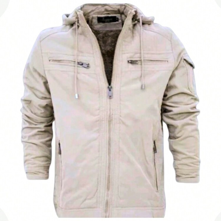 Men Jackets & Coats - Màu be - Xem 1