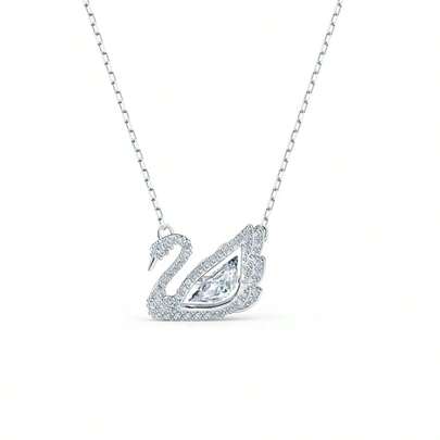  SWAROVSKI Swan A Plain Colored Lady's Graceful Swan Necklace 5514421