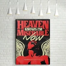 1pc Unframed Canvas Poster, Modern Art, Retro Music Posters, Band Posters, Ideal Gift For Bedroom Living Room Corridor, Wall Art, Wall Decor, Winter Decor, Room Decoration No Framed - Multicolor - View 2