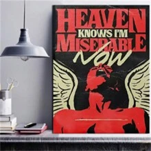 1pc Unframed Canvas Poster, Modern Art, Retro Music Posters, Band Posters, Ideal Gift For Bedroom Living Room Corridor, Wall Art, Wall Decor, Winter Decor, Room Decoration No Framed - Multicolor - View 4