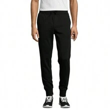 SOLS Mens Jake Slim Fit Jogging Bottoms (N/A) - Black - View 2