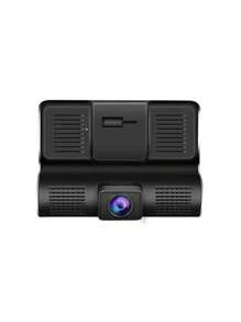 CÁMARA RETROVISOR DVR PARA AUTOMÓVIL. CÁMARA TRASERA Y FRONTAL PARA COCHE - Negro - Ver 7