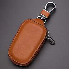Estuche de protección para llaves multifunción de estilo retro para negocios, estuche para llaves de coche con cremallera, organizador de llaves portátil informal para hombre con soporte de gran capacidad, bolsa para llaves de coche, regalo de Halloween, regalo del día del maestro, regalos para hombres, regalo para mujeres, regalo de San Valentín para hombres, minicartera