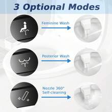 Bidet Attachment For Toilet, Retractable Self Cleaning Cold Water Bidets For Existing Toilets, Bidet Toilet Seat Attachment With Pressure Controls, Bidet Attachment For Frontal & Rear Wash - Multicolor - View 6