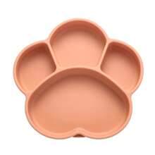 1 件儿童硅胶分隔盘，防滑且易于清洁，适合圣诞节、万圣节、感恩节、儿童节、生日礼物 - 彩色 - 查看 14