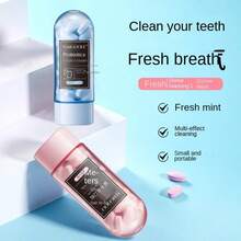 30入組漱口片，清新口氣口腔護理，便攜式固體牙膏口香糖