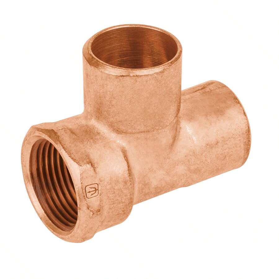 Tee cobre rosca lateral 3/4" cc-712 foset 48888 - A - Ver 1