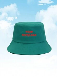 (Customizable) Universal Dopamine Color Printed Logo/Text Adjustable Short Eaves Bucket Hat For Both Men And Women. Outdoor. Festivals And Gifts - Customized Pattern - View 20