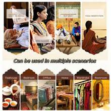 15 sztuk/pudło Premium Tower kadzidełka, ciesz się zapachem Indii z 15 sztukami kadzidełek - eukaliptus, biała szałwia, ylang, Palo Santo, drzewo sandałowe, lawenda i inne - idealne do jogi, medytacji, aromaterapii i wystroju domu, akcesoria do kadzidełek