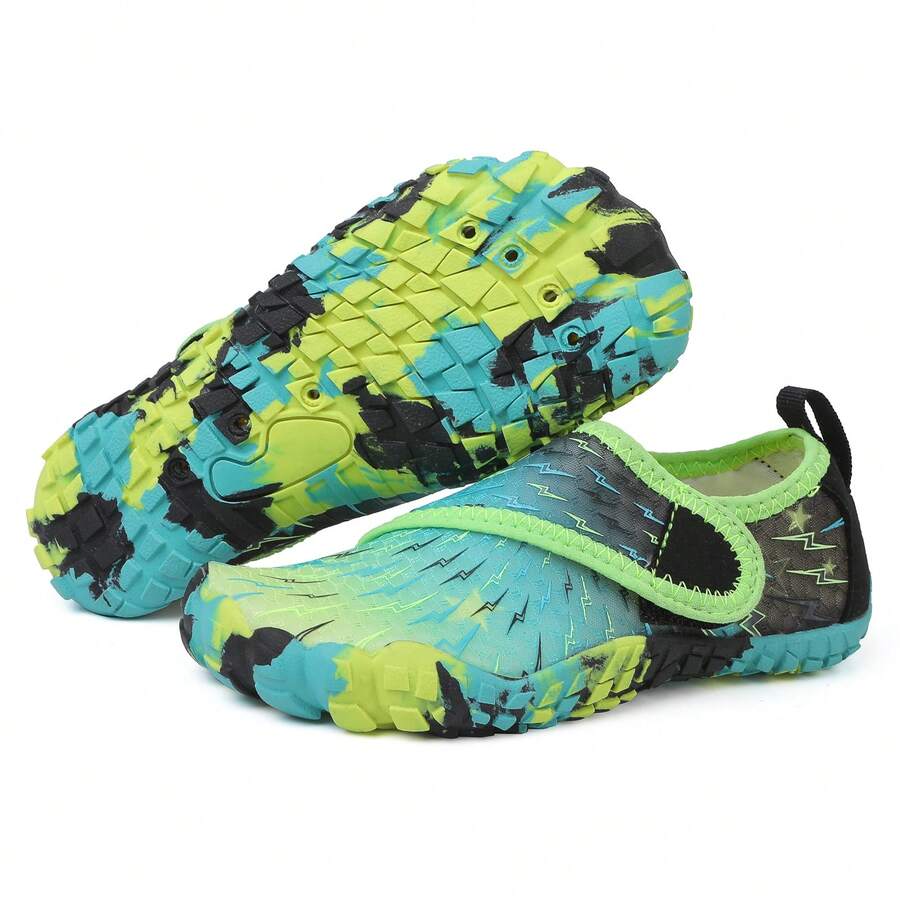 2024年 新款戶外徑跑鞋運動健身鞋，男女款防滑速乾跳繩瑜伽騎行防滑鞋，戶外運動休閒鞋尺碼 26-38 - 彩色 - 查看 1