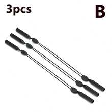 1pc Adjustable Glasses Strap, Silicone Wire Eye Glasses String Adults Anti Slip Eyewear Retainer Sports Elastic Glasses Fashion Glasses Cord Holder - Black - View 4