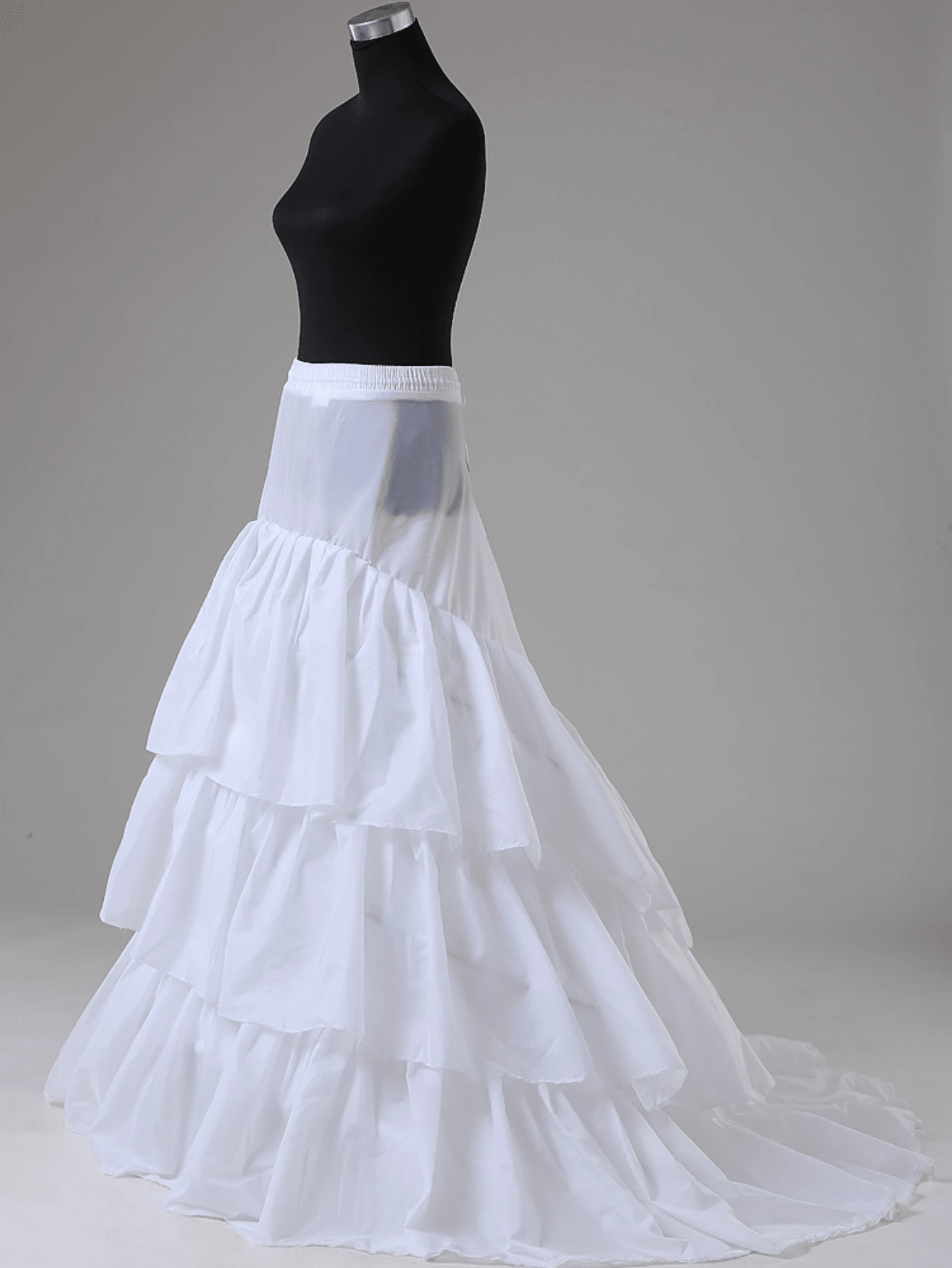 Women's 8-Layer Tulle Petticoat Underskirt - 40 Inch Long, Hoopless, Adjustable Waist For Dresses