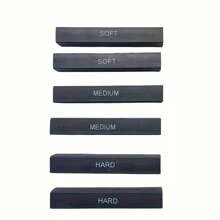 6pcs Sketch Charcoal Pencil Set, 2pcs Soft+2pcs Medium+2pcs Hard, For Quick Sketch, Drawing, Artistic Creation, Professional Charcoal Pencils, Charcoal Carving Back To School,Back To School,School Supplies