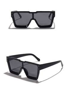 1pc Rectangle Vintage Fashion Glasses Men Retro Square Drive Fashion Glasses Female Fishing Eyewear Stylish Accessories Beach Accessories Glasses Shades