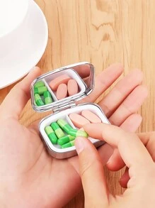 Hộp đựng thuốc di động để đựng thuốc chống ẩm khi du lịch Hộp đựng thuốc có thể tái sử dụng cho nam và nữ Công cụ lập kế hoạch thuốc Hộp đựng bỏ túi hàng ngày để đựng thuốc vitamin và thuốc bổ sung tại nhà Phụ kiện thiết yếu khi du lịch - Nhiều màu - Xem 8