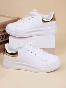Men Sneakers - 金色 - 查看 6