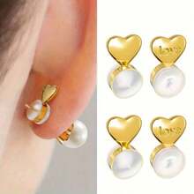 4pcs/2pairs Hypoallergenic Silicone Ear Support Studs - Adjustable Back Earring Supports For Heavy Earrings, Drooping Ears And Sensitive Skin - DIY Friendly And Gentle On Ears