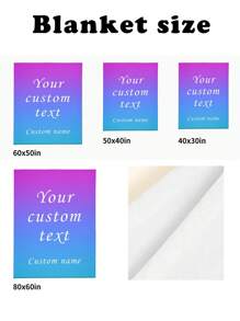 Mantas personalizadas para adultos y niños, mantas personalizadas con foto y texto, mantas personalizadas, mantas para mamás, regalos personalizados - Estilo 8 - Ver 3