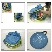 Children's Portable Beach Tent With Quick Opening Sun Umbrella And Water Play Tent For Convenient And Fast Storage - Multicolor - View 6