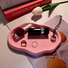 1 Khay đựng trang sức/đồ trang trí nhỏ cho nữ, giá đựng nhẫn, đĩa silicon hình đám mây độc đáo, đồ trang trí phòng xinh xắn, quà tặng Ngày của Mẹ, sinh nhật, quà tặng ấm áp cho gia đình, quà tặng Ngày Valentine, trang trí phòng. - trắng - Xem 14