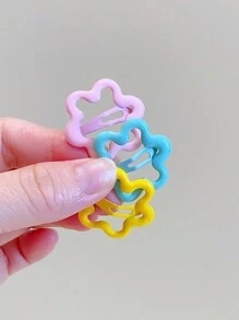 20 peças Grampos de cabelo de dopamina floridos coloridos fofos para meninas, presente ideal para acessórios Y2K de férias de cabelo