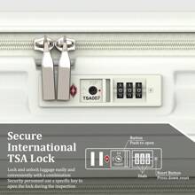 Joyway - 4個行李套裝PC硬殼旋轉行李箱 -（可擴展的20英寸，24英寸）28英寸，此為審查行李箱