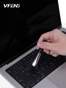 VFENG電腦螢幕清潔套裝，適用於筆記型電腦、電視、LCD顯示器、桌面、鍵盤、手機、平板等外殼表面清潔工具，可去除灰塵 - 粉+綠 - 查看 6