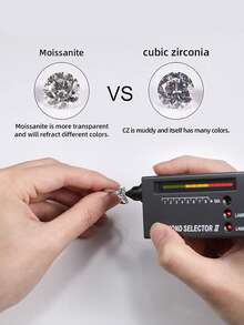1 đôi Bông tai đá quý Mozambique, Hoa tai nữ bằng bạc 925, Trang trí trang sức, Ngày của Mẹ/Ngày lễ tình nhân/Đám cưới/Kỷ niệm/Quà tặng sinh nhật kèm giấy chứng nhận - Bạc - Xem 9
