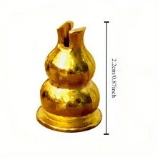 5 chiếc Hộp đựng nhang bầu mini, Lư hương bằng kim loại hợp kim, Đồ trang trí thủ công cho Spa, Yoga, Thiền, Trang trí nhà cửa, Trang trí phòng, Quà tặng (Không bao gồm nhang) - Nhiều màu - Xem 6