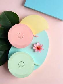 1pc Tape Measure Measuring Tape For Body Craft Weight Loss Measurements Retractable 60-Inch 1.5 Meter, Small Push Button Dual Sided Tape Measure Body Measuring - Pink - View 9