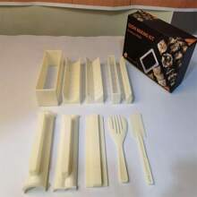 Creative Kitchen Utensils Rice Ball Mold Sushi DIY 10pcs Set Kitchen Tools Sushi Kit Sushi Model
