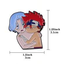 1pc Infinite Skateboard Brooch Two Dimensional Anime Accessories, Enamel Metal Badge- Durable Alloy Humor Pin - One-Of-A-Kind Fashion Accessory For Unforgettable Style - Multicolor - View 7