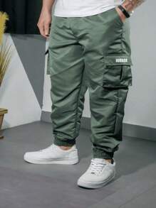 Men Pants - 綠色 - 查看 1